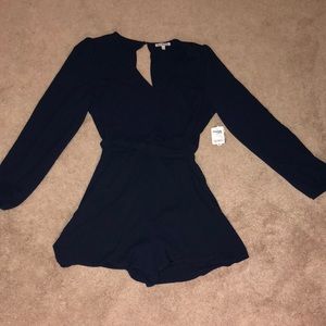 Navy romper
